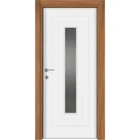 JVmoebel Zimmertür Stilvolle weiße Innentür mit Glas Holz-Zimmertür für Haus/Büro, Made in Europa weiß