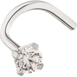 Nasenpiercing AMOR "Schmuck Geschenk Piercing Körperschmuck Silber 925,9960934", silber (silber, 925, kristallweiß), Piercings, Silber 925 (Sterlingsilber), mit Zirkonia (synth.)