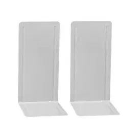 Maul Buchstütze Metall 12 x 14 x 24 cm Grau 2 St.