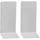 Maul Buchstütze Metall 12 x 14 x 24 cm Grau 2 St.