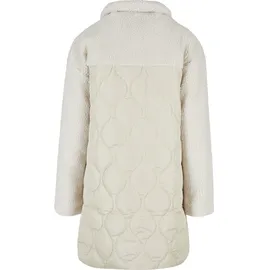 URBAN CLASSICS Oversized Sherpa Quilted Mantel Soft Seagrass / White Sand 4XL
