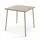 Oviala Gartentisch, Taupe, Metall, Quadratisch, 70x70x70 cm, Gartenmöbel, Gartentische, Gartentische