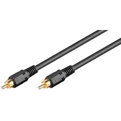Cinch Audio-Video-Kabel mit vergoldeten Kontakten - Länge: 2,00 m