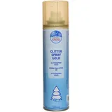 Glitterspray Dekospray 100ml gold Weihnachten Tannenbaum Adventskranz Basteln