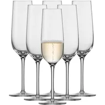 Eisch Sektglas 6er Set Vinezza Sektgläser, transparent
