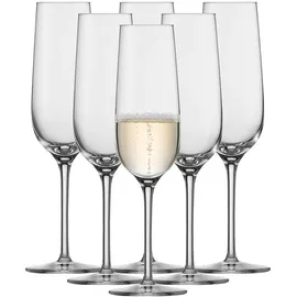 Eisch Sektglas 6er Set Vinezza Sektgläser, transparent