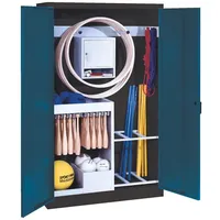 C+P Sportgeräteschrank mit Vollblech-Flügeltüren (Typ 1), HxBxT 195x120x50 cm,