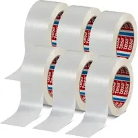Tesa PET-Packband Kautschukklebemasse 132m, 50mm 6Stk. Weiß (60418-00004-00)