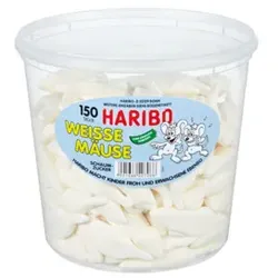 Süsswaren Weiße Mäuse HARIBO 148670 150ST