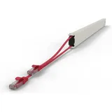 PATCHBOX patchbox.one Kupferkassette 46RU 2,5 m, Cat. 6a, U/UTP, PoE++, rot
