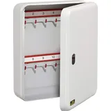 Burg Wächter Schlüsselbox CS 24 V-PZ H255xB205xT75mm grau Stahlbl.Anz.Hak.24 BURG-WÄCHTER