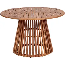 Beliani Agello Gartentisch Ø 120 x 74 cm Bronze