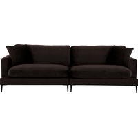 Leonique Big-Sofa Cozy, mit losen Kissen und Metallbeinen