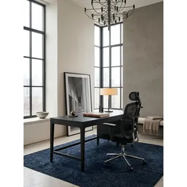 KADIMA DESIGN Bürostuhl Mesh Schwarz-Silber