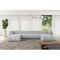 ALTDECOR Wohnlandschaft Joren-U2, Corner Sofa U-Form Vielseitige Sofa Wohnlandschaft Wohnzimmer grau