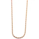 Adelia's Kordelkette Unisex Edelstahl Gold 55 cm