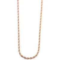 Adelia's Kordelkette Unisex Edelstahl Gold 55 cm