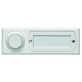 Grothe Klingeltaster AP 1fach 32x90x18mm, ws ETA 2121A