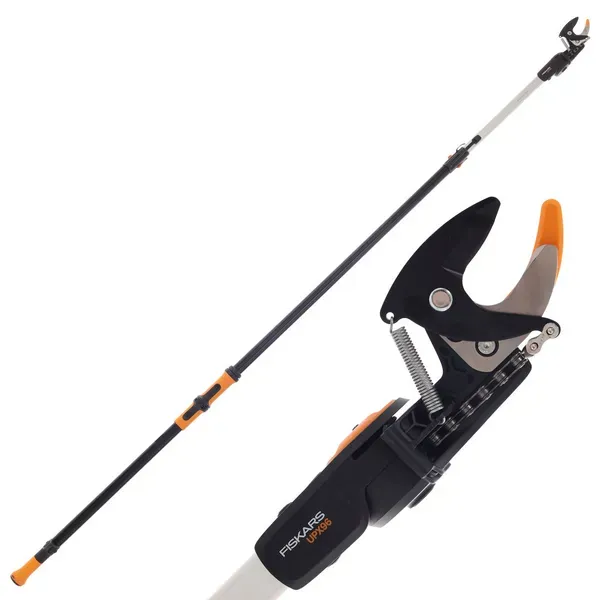 Fiskars UPX96 - Profi-Schneidgiraffe - 240/400 cm - 2 Schnittmodi