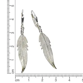 ZEEme Silber 925 Feder-Motiv 45mm lang