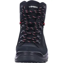 Lowa Renegade GTX Mid Herren Schwarz/Rubinrot 41,5