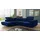 Sofnet Eckcouch Textil 5-Sitzer Blau