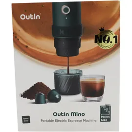 outin Mino Tragbare Espressomaschine Space Grau