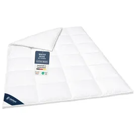 casimum Daunendecke »PREMIUM« – 10% Federn, Größe: 135x200 cm, extra warme Winterdecke, Bettdecke 90% Daunen, Bezug: 100% Baumwolle, allergikerfreundlich, Made in Germany