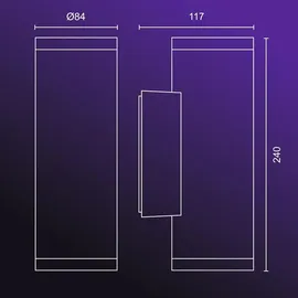 Philips Hue White and Color Ambiance Appear schwarz 1463/30/P7