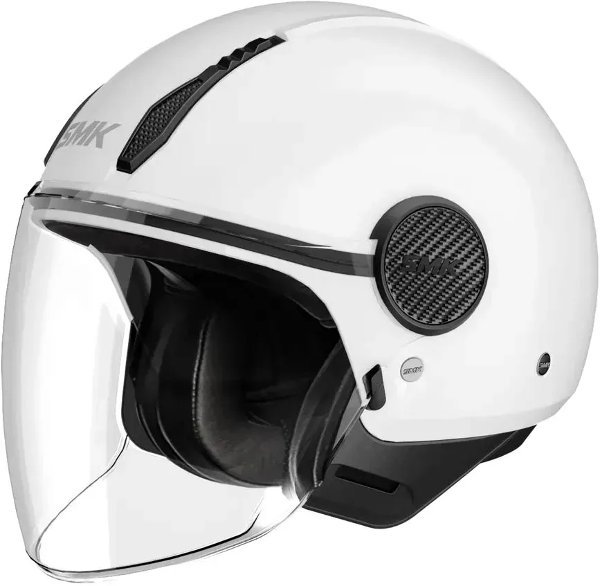 SMK Laminar Solid, casque ouvert - Blanc - XS