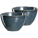 LEONARDO Matera Keramikschalen 2er Set Blau