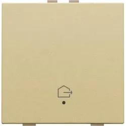 Niko Züblin 221-52901 Einfach Taster mit LED Haus verlassen für Niko Home Control gold coa 22152901