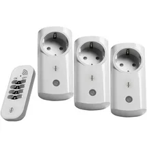 Intertechno Funksteckdosen-Set Weiß 3 St.