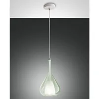 Fabas Luce Pendelleuchte Lila E27 Ø200mm Grün