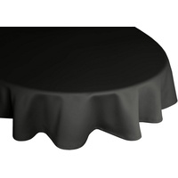 Wirth Tischdecke WIRTH "NEWBURY" Tischdecken Gr. B/L: 120 cm x 160 cm, oval, schwarz Tischdecken oval