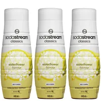 Sirup für SODASTREAM Holunderblüten Zero 440ml, 3 Stück