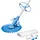 Wiltec Automatischer Poolsauger blau