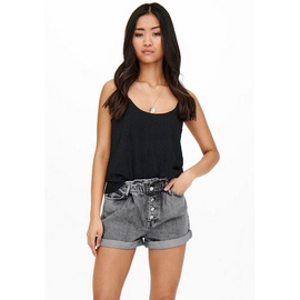 ONLY Jeansshorts 15200196 Grau Relaxed Fit5715112746740