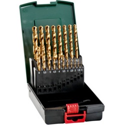 Metabo HSS-TiN-Bohrerkassette, 19-teilig