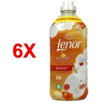 6 X Lenor WeichspÜlerkonzentrat Enjoy Gold & Vanilla Flowers 86 WaschgÄnge