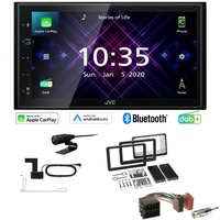 JVC Autoradio Apple CarPlay Android Auto DAB+ für Alfa Romeo 159 mit OEM Navi