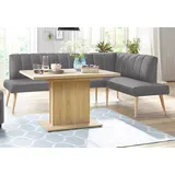 exxpo - sofa fashion Costa 157 x 92 x 245 cm Kunstleder langer Schenkel links delfin