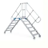 ZARGES LM-Überstieg 60° 4 Stufen, 800 mm breit, Höhe 880 mm