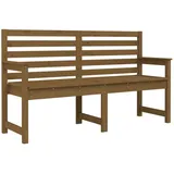 vidaXL Gartenbank Honigbraun 159,5x48x91,5 cm Massivholz Kiefer