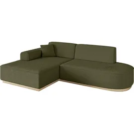 altdecor Ecksofa Ottomane Links IREA-L1 232x165x80 cm Grün