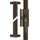 ABUS FOS650 B Stangenschloss Braun