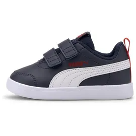 Puma Courtflex V2 V Inf Peacoat High Risk Red 20