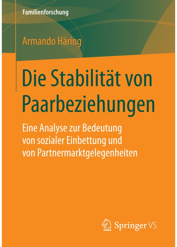 Familienforschung / Die Stabilität Von Paarbeziehungen - Armando Häring  Kartoniert (TB)