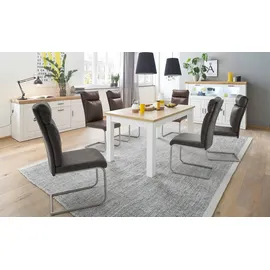 maison bleue Brixen 90 x 77 x 160 cm braun