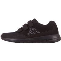 Kappa Unisex Follow Vl Sneaker, 1116 black/grey, 38 EU